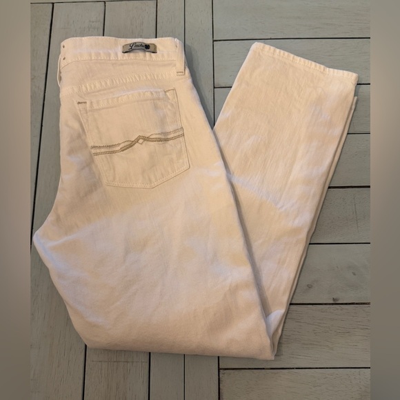 LUCKY BRAND 🍀| white crop denim jeans | Sz 8(29) - Picture 4 of 7